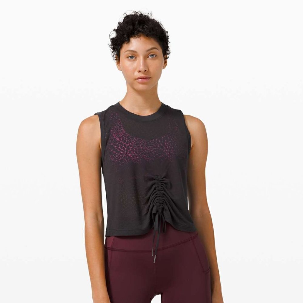 Lululemon Cinch Me Up Front Tank *Veil  - 8-10